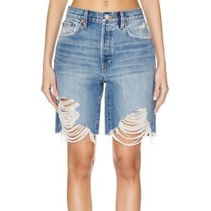 RE/DONE NWT Loose Long Shorts in Minerva Destroy Size 26